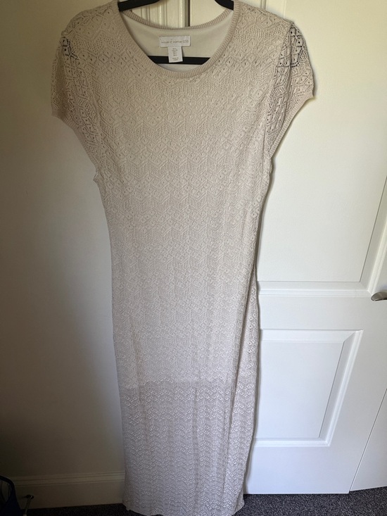 House of Harlow 1960 Dresses & Skirts - House of Harlow 1960 Beige Crochet Maxi Dress